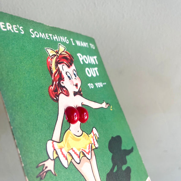 Something To Point Out - Vintage Christmas Card