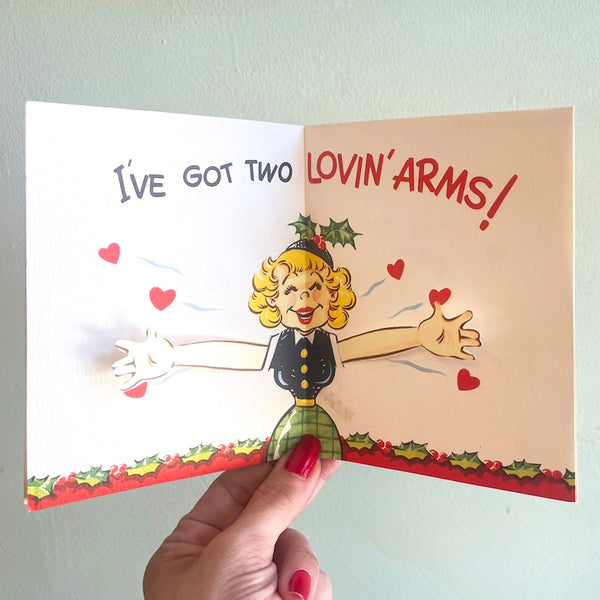 Merry Sweetie - Vintage Christmas Card