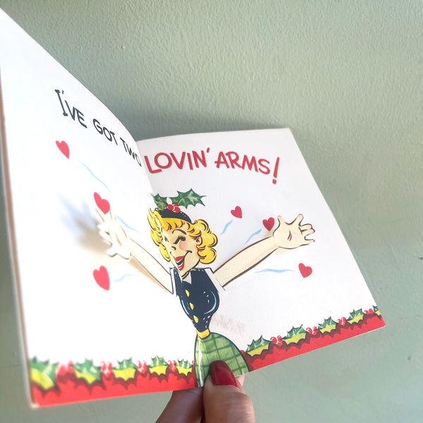 Merry Sweetie - Vintage Christmas Card