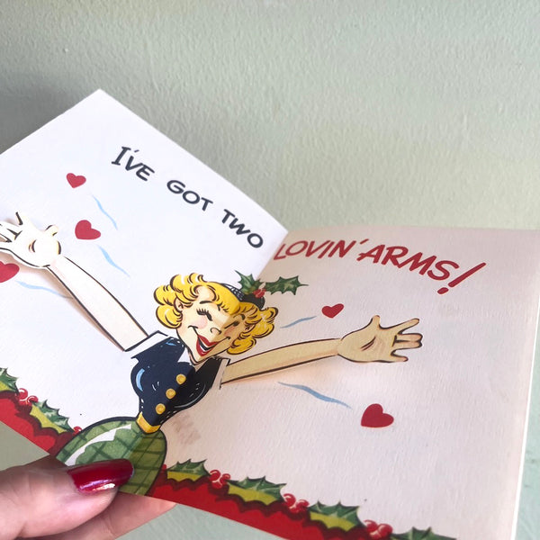 Merry Sweetie - Vintage Christmas Card