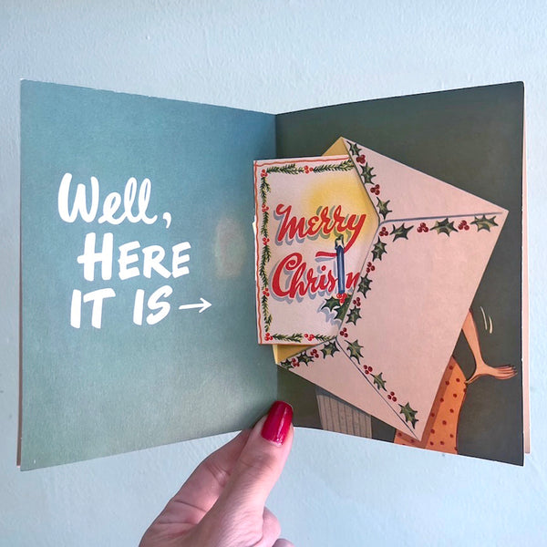 Are You Sure? - Vintage Christmas Card