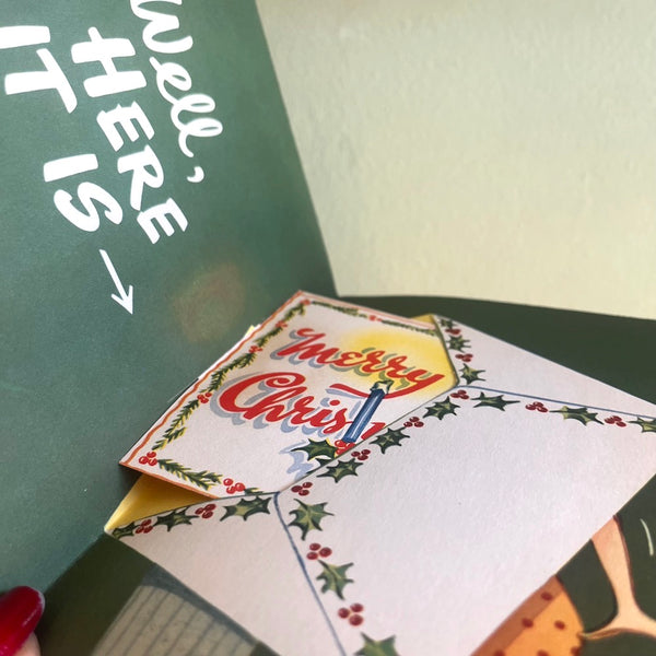 Are You Sure? - Vintage Christmas Card