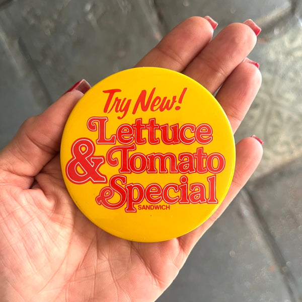 Vintage Food & Restaurant Buttons
