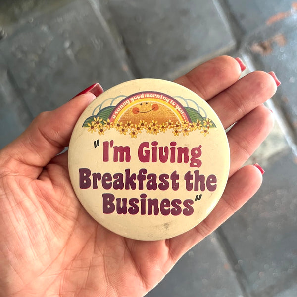 Vintage Food & Restaurant Buttons