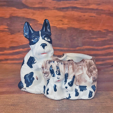 Puppy Party Ashtray - Vintage 1940's