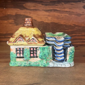 Vintage 1940's Stacking Ashtray & Storage Set