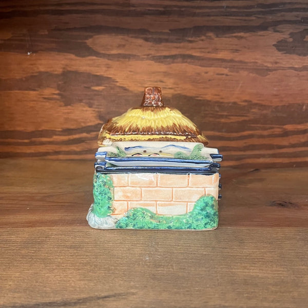 Vintage 1940's Stacking Ashtray & Storage Set