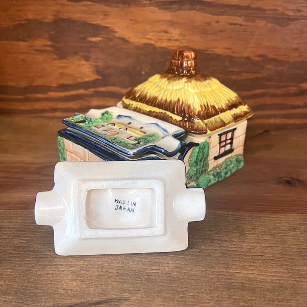 Vintage 1940's Stacking Ashtray & Storage Set
