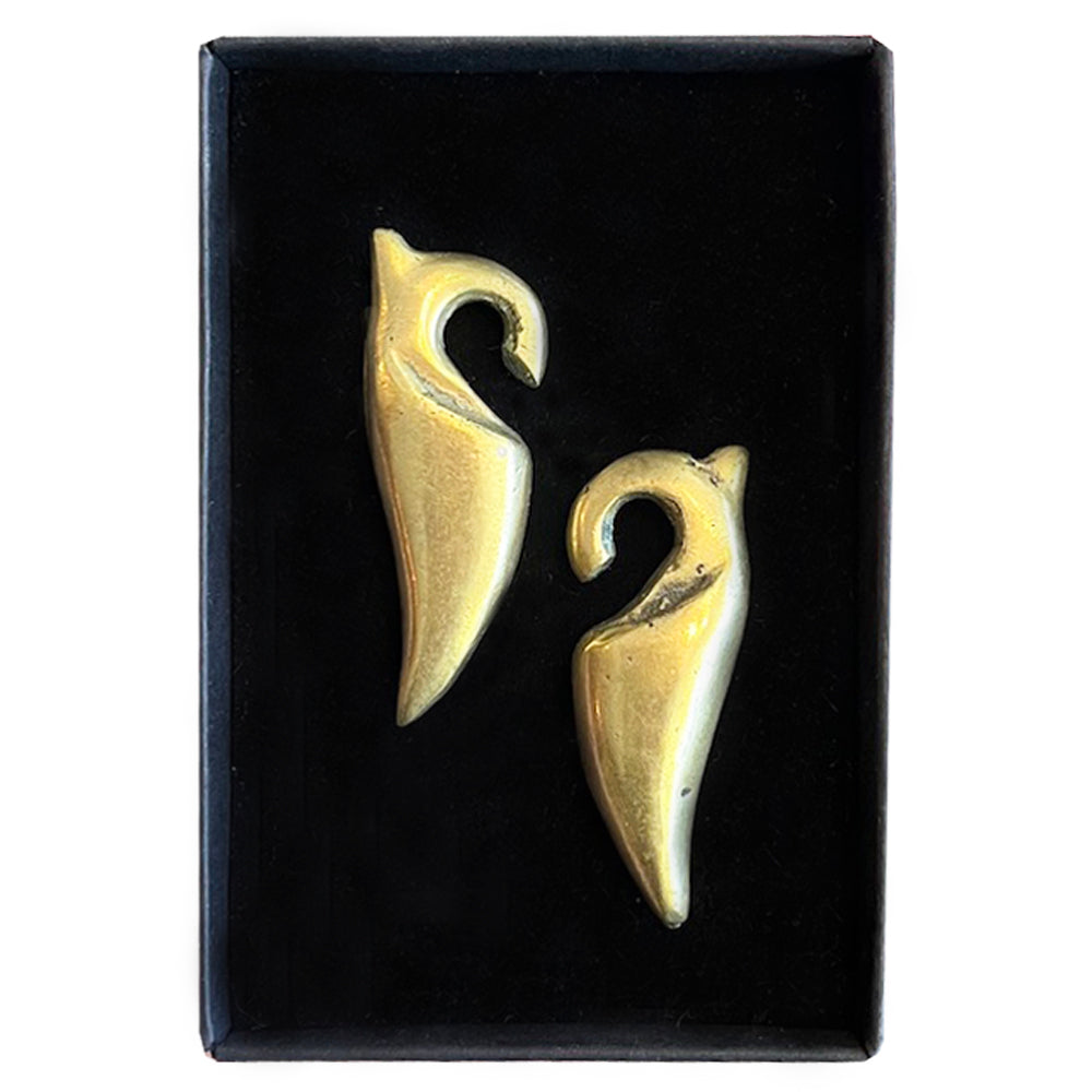 Vintage Brass Ear Hangers