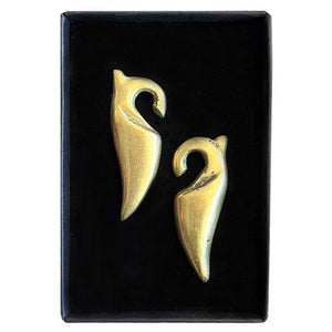 Vintage Brass Ear Hangers