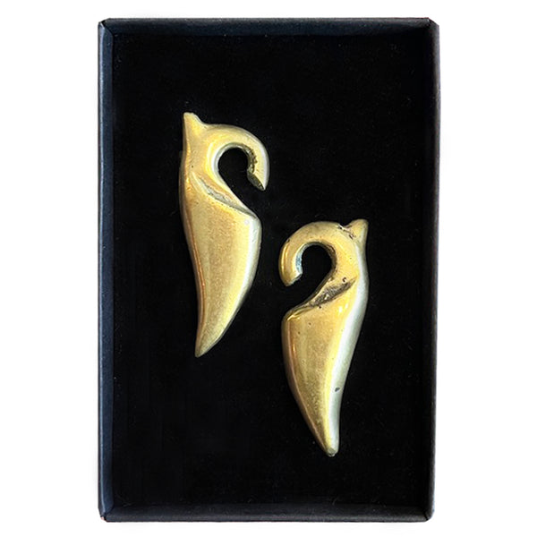 Vintage Brass Ear Hangers