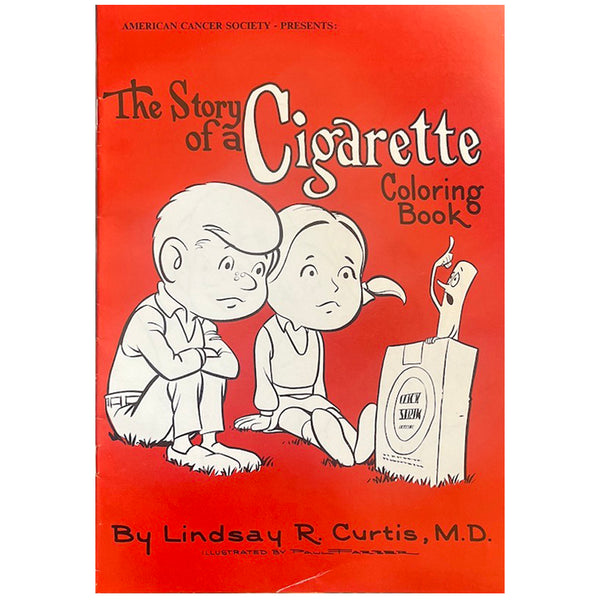The Story of a Cigarette - Vintage 1971 Coloring Book