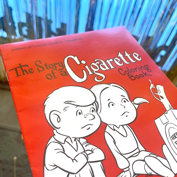 The Story of a Cigarette - Vintage 1971 Coloring Book