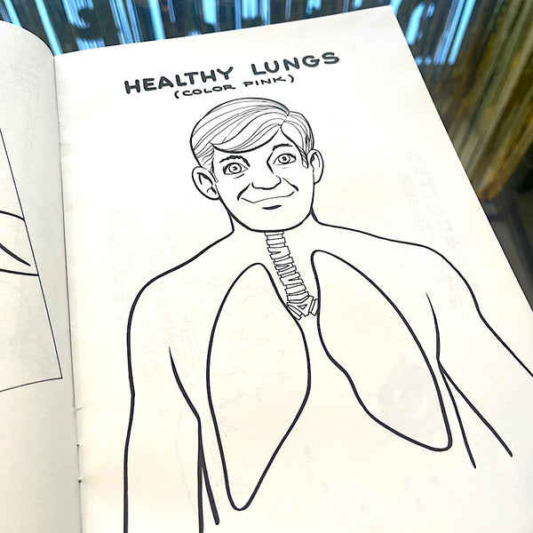 The Story of a Cigarette - Vintage 1971 Coloring Book