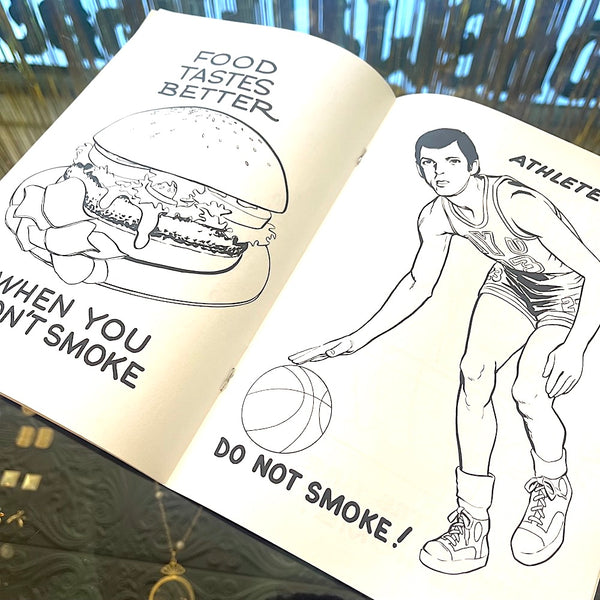 The Story of a Cigarette - Vintage 1971 Coloring Book