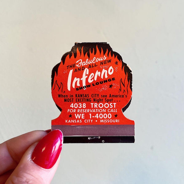 Vintage 1950's Inferno Matches