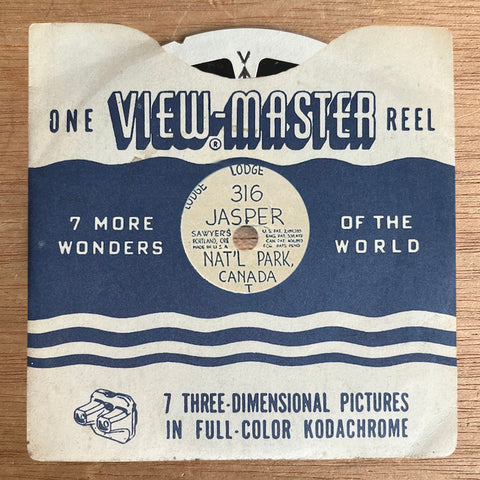 Jasper Park Canada - Vintage View Master Reel