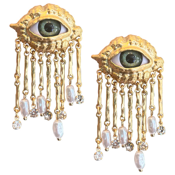 Joan's Magic Eye Earrings