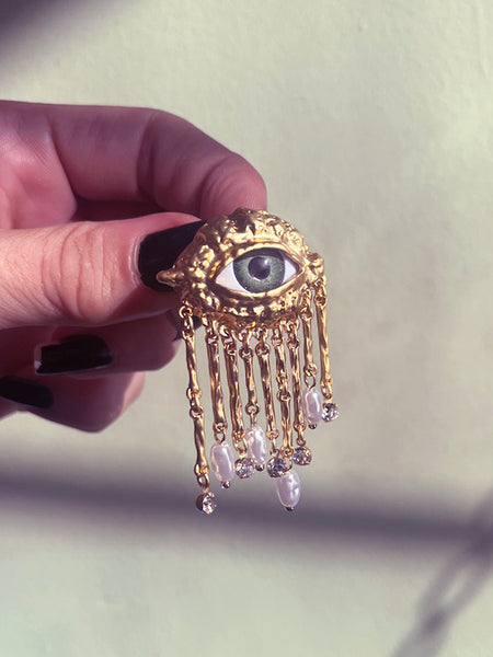Joan's Magic Eye Earrings