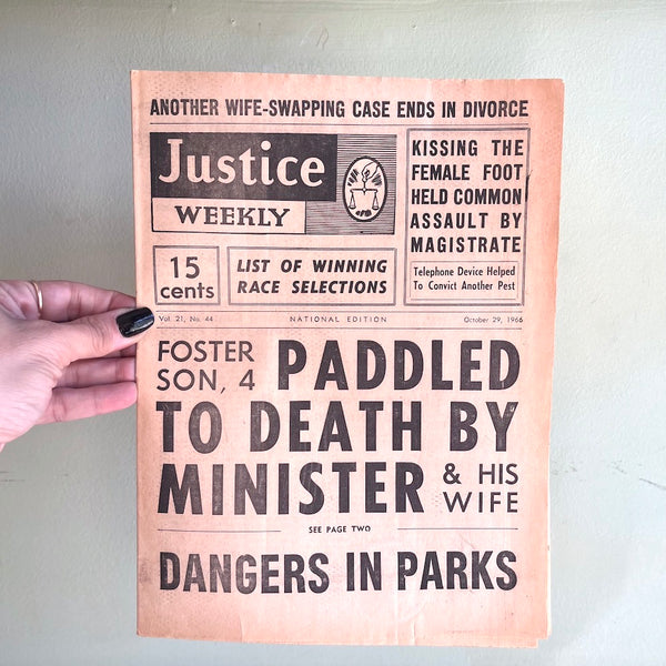 Justice Weekly - Vintage 1966
