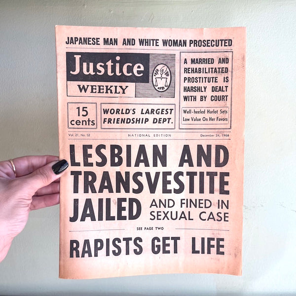 Justice Weekly - Vintage 1966