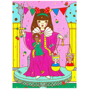 Justice - Tarot Card Art Print by Naoshi