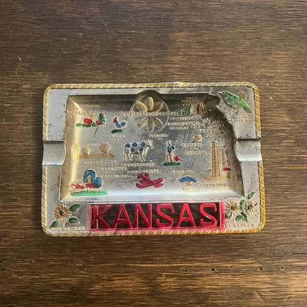 Vintage Souvenir State Ashtrays