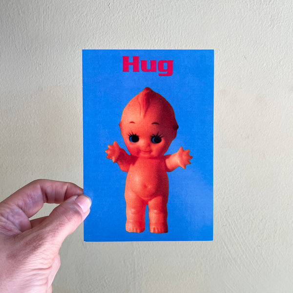 Kewpie Hug Postcard