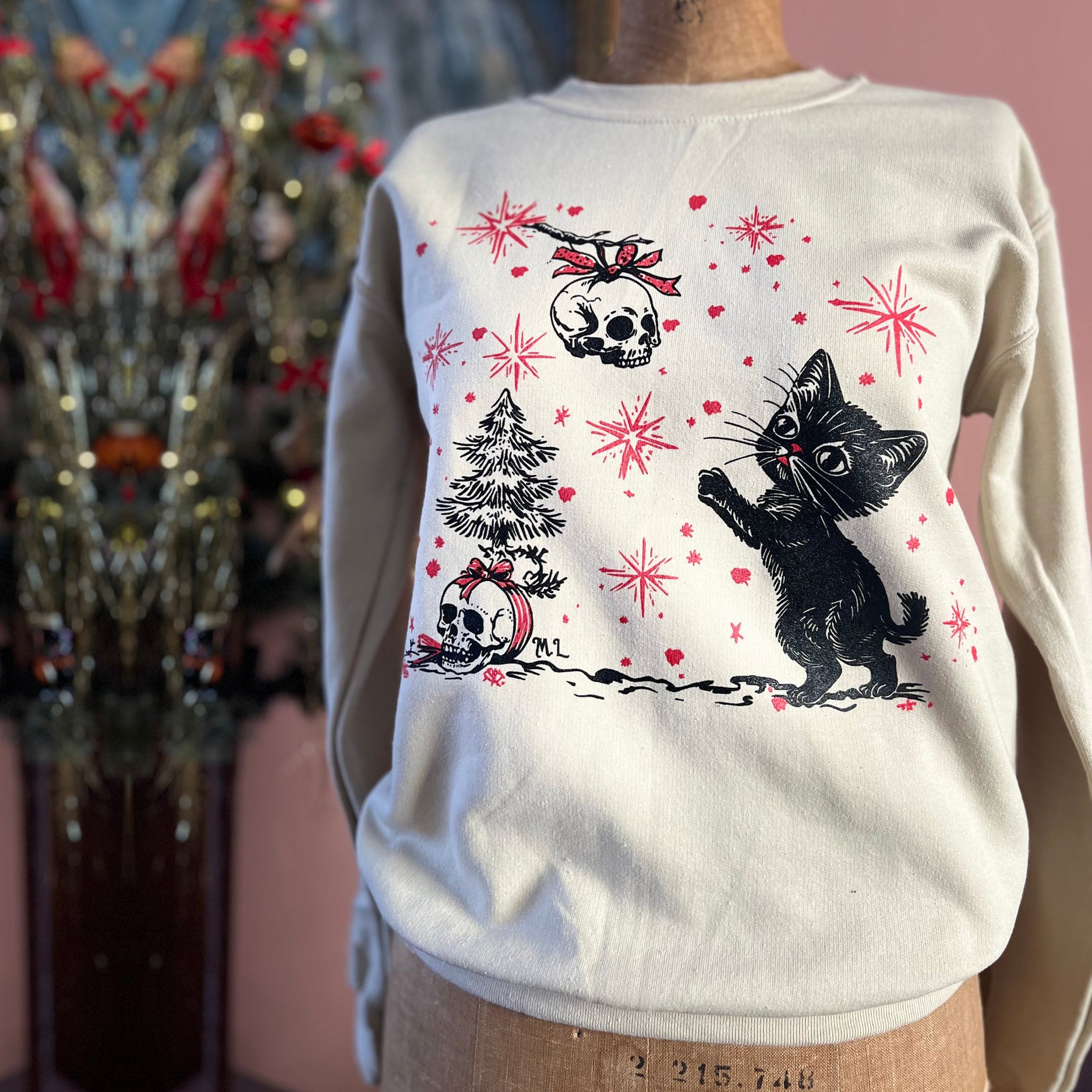 Christmas Kitty Sweatshirt