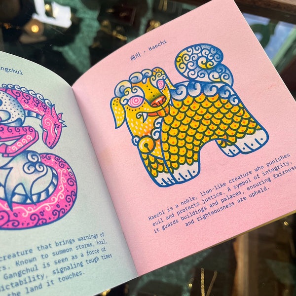 Korean Folklore Creatures A-Z - A Risograph Zine