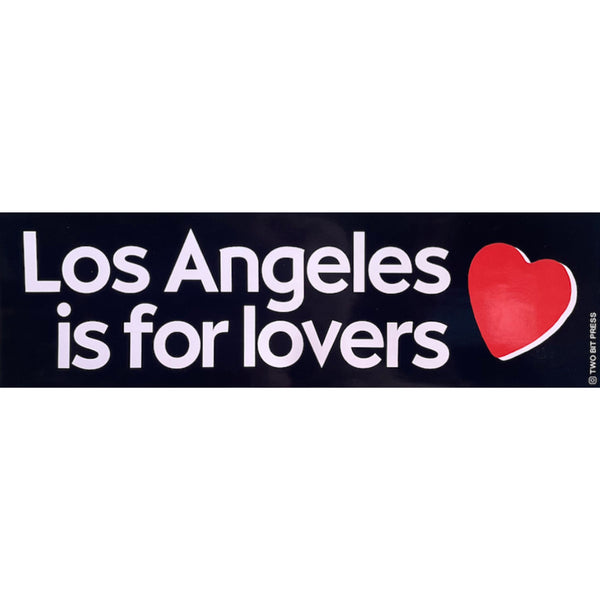 Los Angeles is for Lovers Bumper Sticker