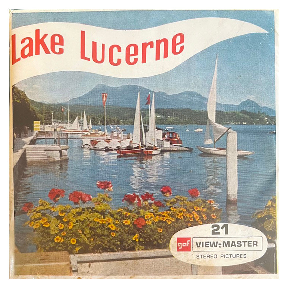 Lake Lucerne Switzerland - Vintage 1970's View Master Reel Set
