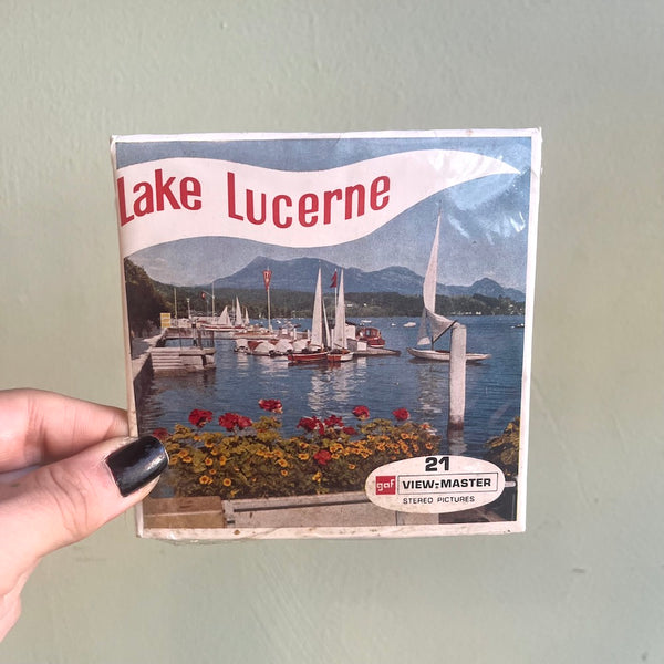 Lake Lucerne Switzerland - Vintage 1970's View Master Reel Set