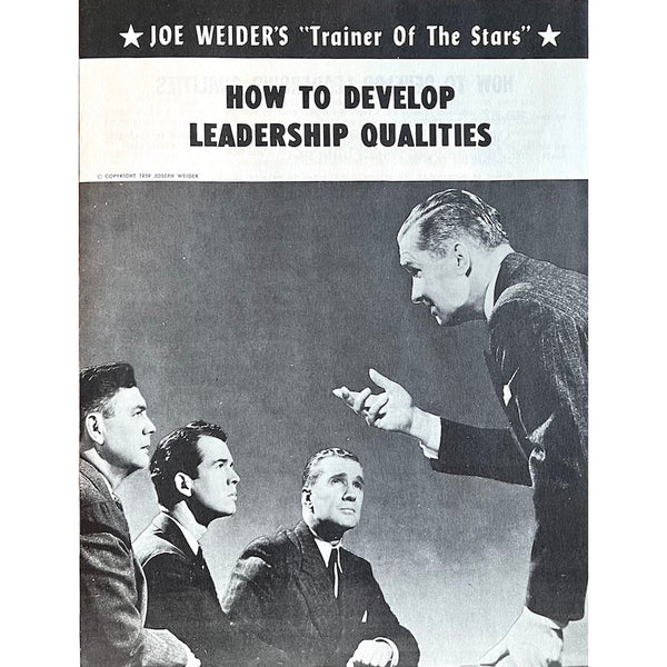 How To Develop Leadership Qualities - Vintage 1959