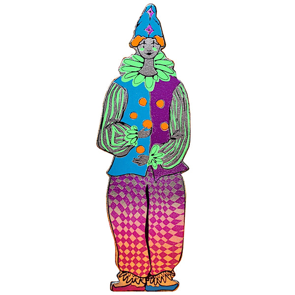 Leather Clown Bookmark