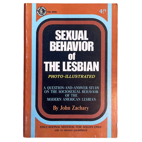 Sexual Behavior of the Lesbian - Vintage 1972