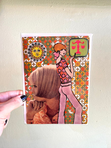 LIBRA - One of a Kind Zodiac Card