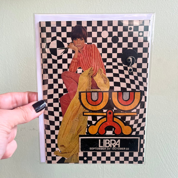LIBRA - One of a Kind Zodiac Card