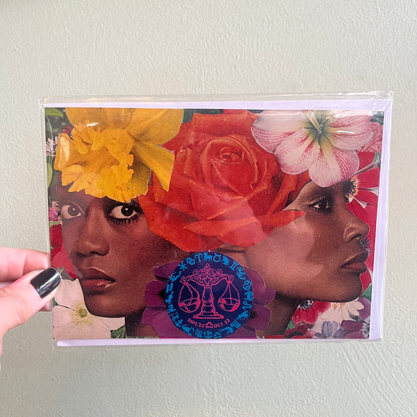 LIBRA - One of a Kind Zodiac Card