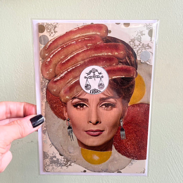 LIBRA - One of a Kind Zodiac Card