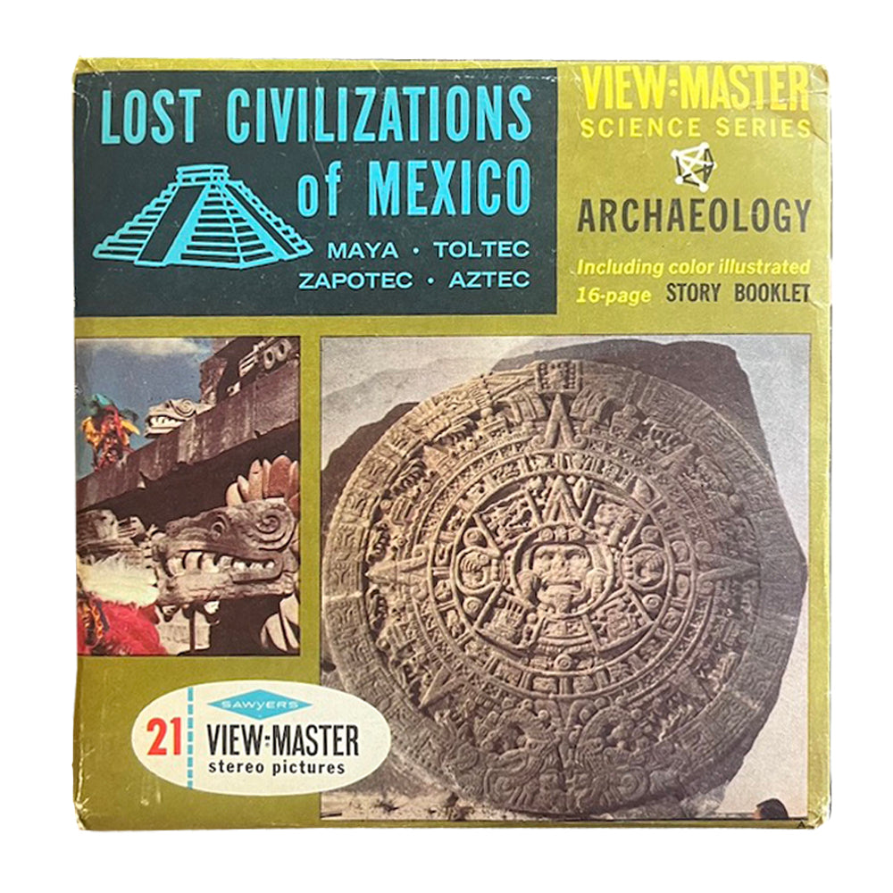 Lost Civilizations of Mexico - Vintage View Master Reel Set