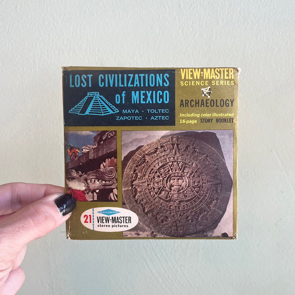 Lost Civilizations of Mexico - Vintage View Master Reel Set