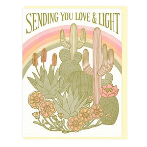 Sending Love & Light Card