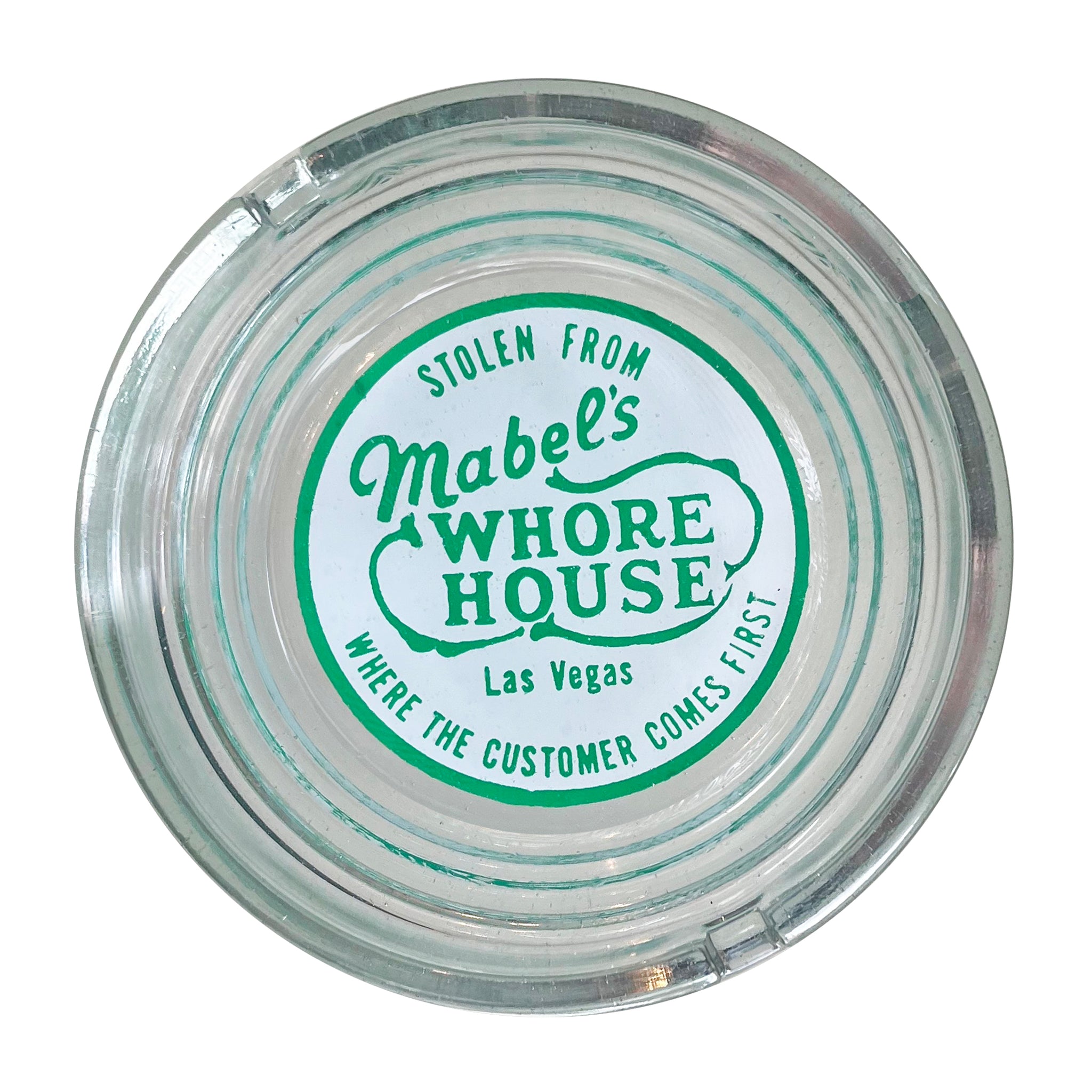 Vintage 1970's Mabel's Whore House Ashtray