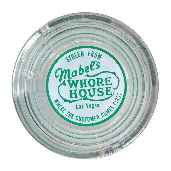 Vintage 1970's Mabel's Whore House Ashtray