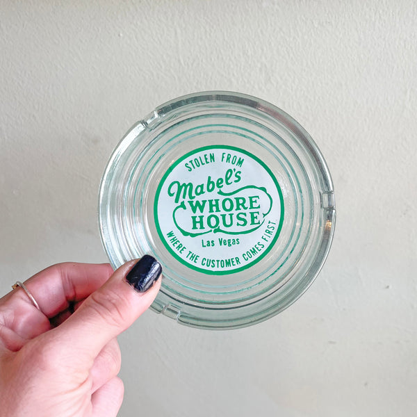Vintage 1970's Mabel's Whore House Ashtray