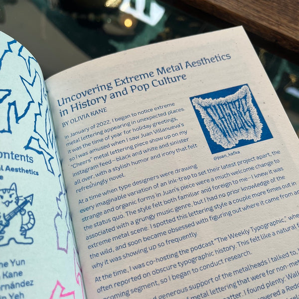 Gnarled, Scratched, Scorched, and Dripping: A Typographers Take on Extreme Metal Lettering