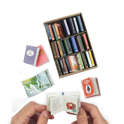 Mini DIY Library: 30 Tiny Books to Make & Read!