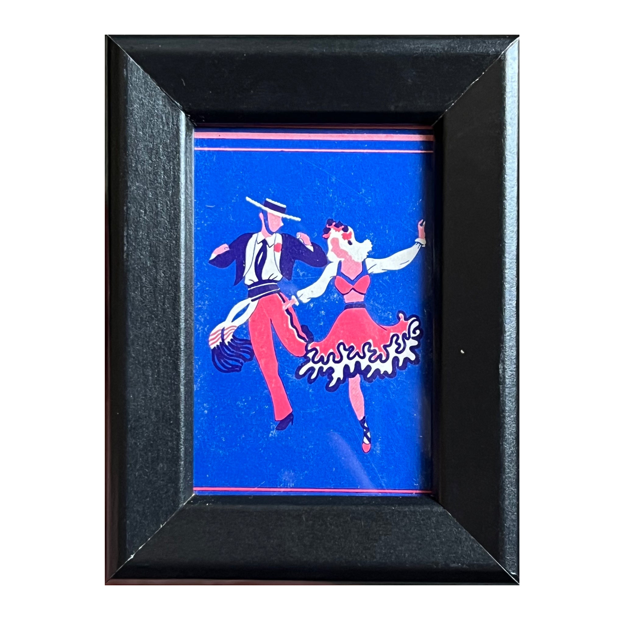Vintage Dancing Couple Mini Print