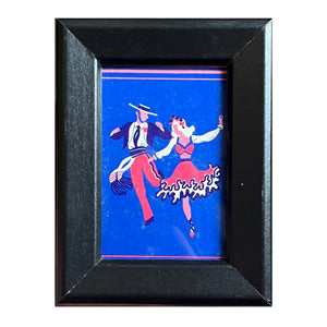 Vintage Dancing Couple Mini Print